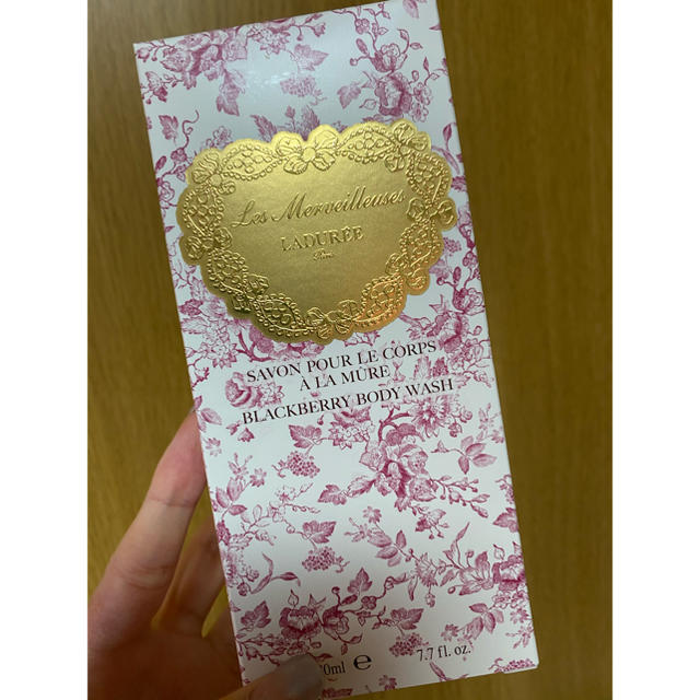 Les Merveilleuses LADUREE(レメルヴェイユーズラデュレ)のレ・メルヴェイユーズラデゥレ　ブラックベリー　ボディウォッシュ新品、未使用 コスメ/美容のボディケア(ボディソープ/石鹸)の商品写真