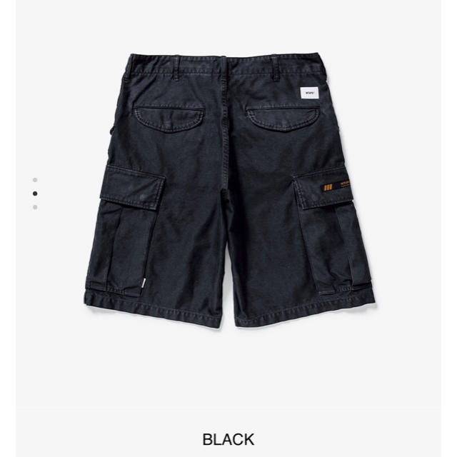 W)taps(ダブルタップス)のWTAPS CARGO SHORT SMALL BLACK  メンズのパンツ(ワークパンツ/カーゴパンツ)の商品写真