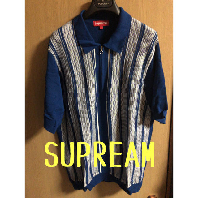 SUPREAM ハーフジップポロ