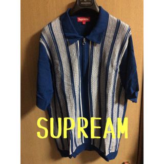 シュプリーム(Supreme)のSUPREAM ハーフジップポロ(ポロシャツ)