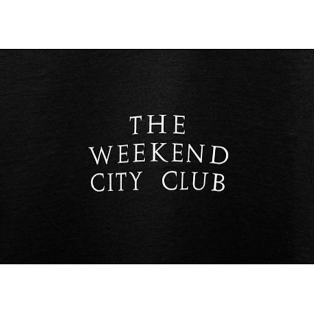 THE WEEKEND CITY CLUB Print-T ブラック　Mサイズ 1