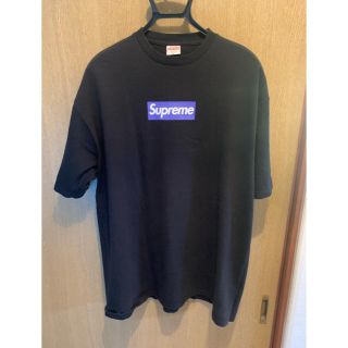 Supreme - supreme ボックスロゴ Tシャツ 黒x紫 XLの通販 by ロッキー