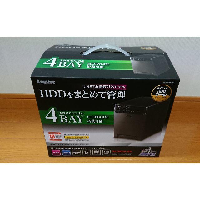 ロジテック　ガチャベイ　LGB-4BNHEU3　美品PC/タブレット