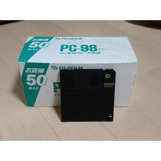 フジフイルム(富士フイルム)のPC98用　フロッピー　富士フィルム49枚(PC周辺機器)