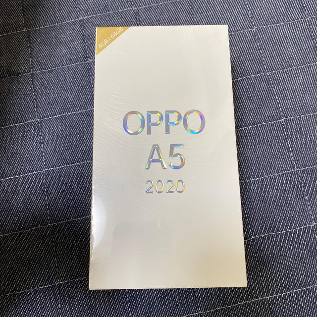 OPPO A5 2020 simフリー ブルー  新品未開封　モデル