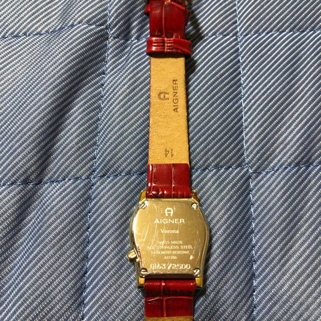 電池交換済み】○ AIGNER アイグナー 腕時計○96 madegem.com.br
