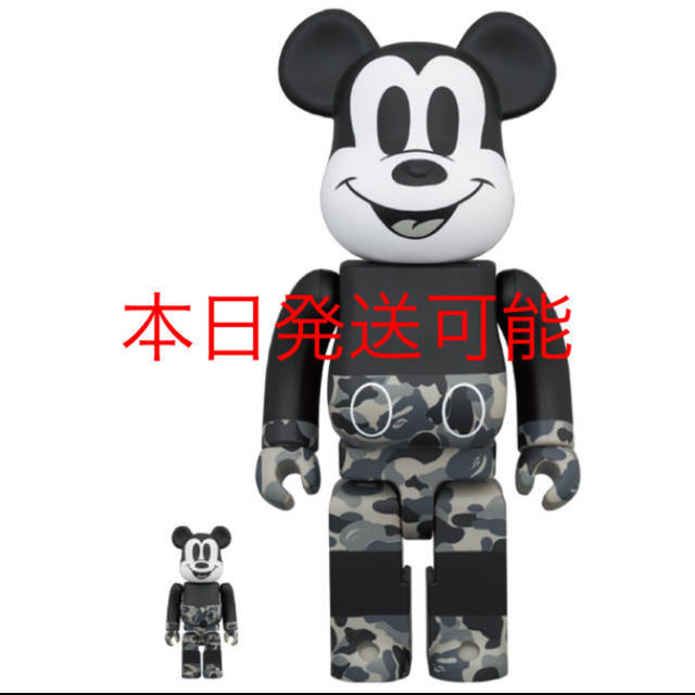 BE@RBRICK BAPE®️MICKEY MOUSE 100％ & 400%