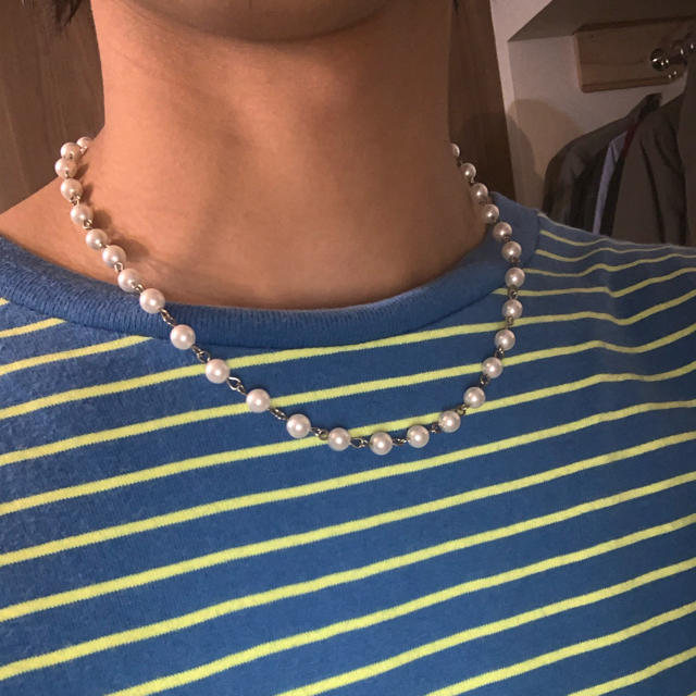 KAPITAL(キャピタル)のパールネックレス　pearl necklace メンズのアクセサリー(ネックレス)の商品写真