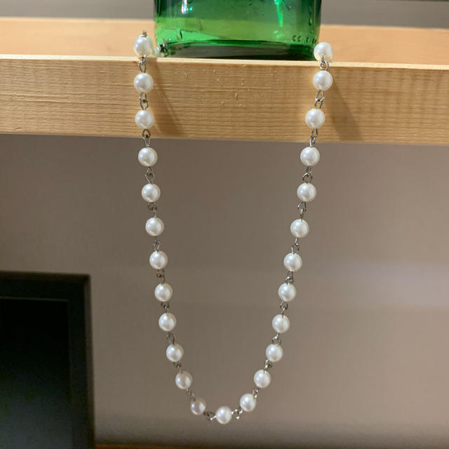 KAPITAL(キャピタル)のパールネックレス　pearl necklace メンズのアクセサリー(ネックレス)の商品写真