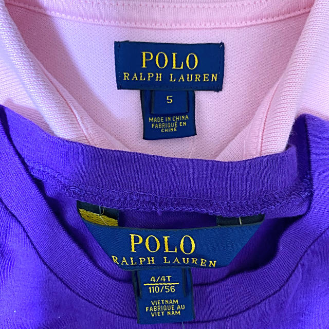 POLO RALPH LAUREN(ポロラルフローレン)のポロラルフローレン子供服　Tシャツ　ポロシャツ キッズ/ベビー/マタニティのキッズ服女の子用(90cm~)(Tシャツ/カットソー)の商品写真