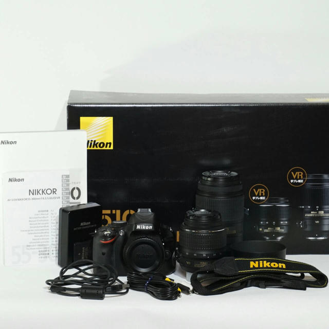 Nikon の通販 by のぶさん's shop｜ニコンならラクマ - NikonD5100ダブルズームセットと純正カメラバック（未使用） 超歓迎在庫