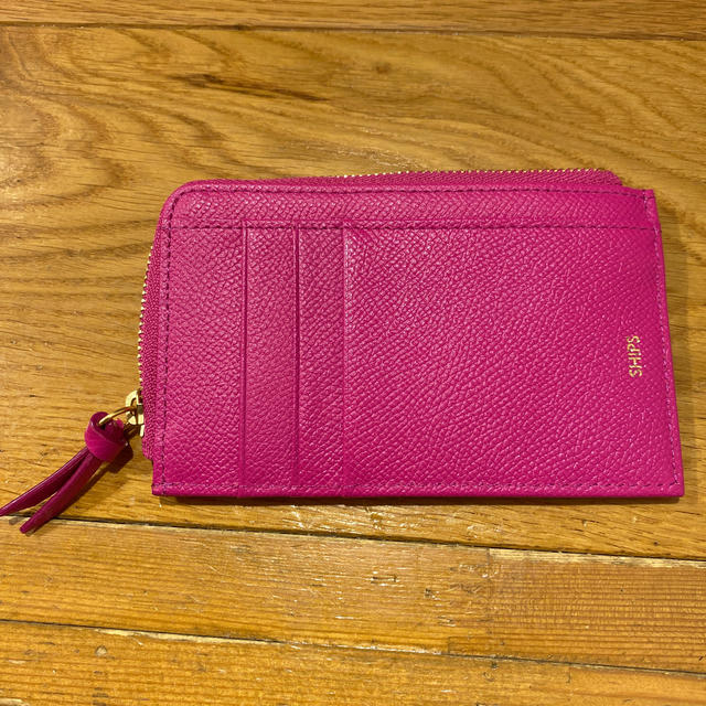 SHIPS(シップス)のシップス　カードケース　コインケース　ピンク　定価11000円 レディースのファッション小物(コインケース)の商品写真