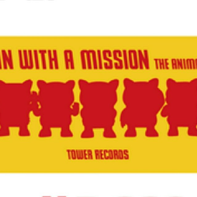 MAN WITH A MISSION(マンウィズアミッション)のMAN WITH A MISSION×タワレコ　コラボタオル エンタメ/ホビーのタレントグッズ(ミュージシャン)の商品写真