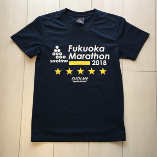 [くまみ様専用]福岡マラソン2018公式Tシャツ　女性S(Tシャツ(半袖/袖なし))