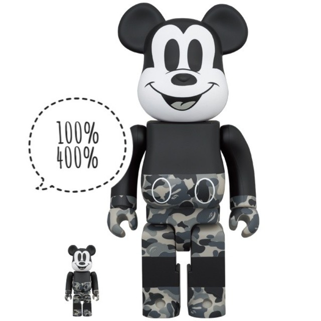 【新品】BE@RBRICK BAPE®️ MICKEY MOUSE