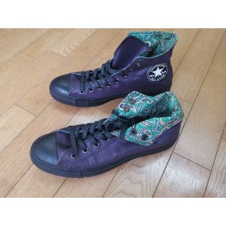 コンバース(CONVERSE)のコンバース ペイズリー HIパープル(converse all star )(スニーカー)