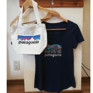 パタゴニア(patagonia)のy921"shop様専用patagonia　Ｔシャツ&ミニトートバック(Tシャツ(半袖/袖なし))