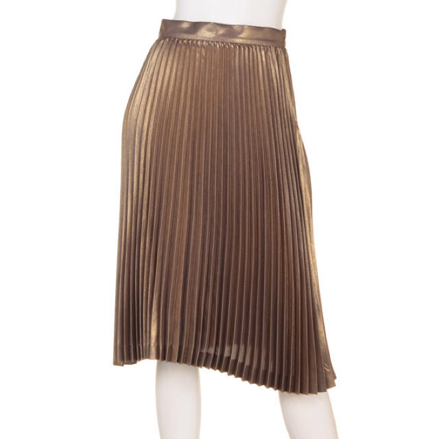 ENFOLD(エンフォルド)のトーナル　定価18,000円　スーパーシャイニープリーツスカート レディースのスカート(ひざ丈スカート)の商品写真