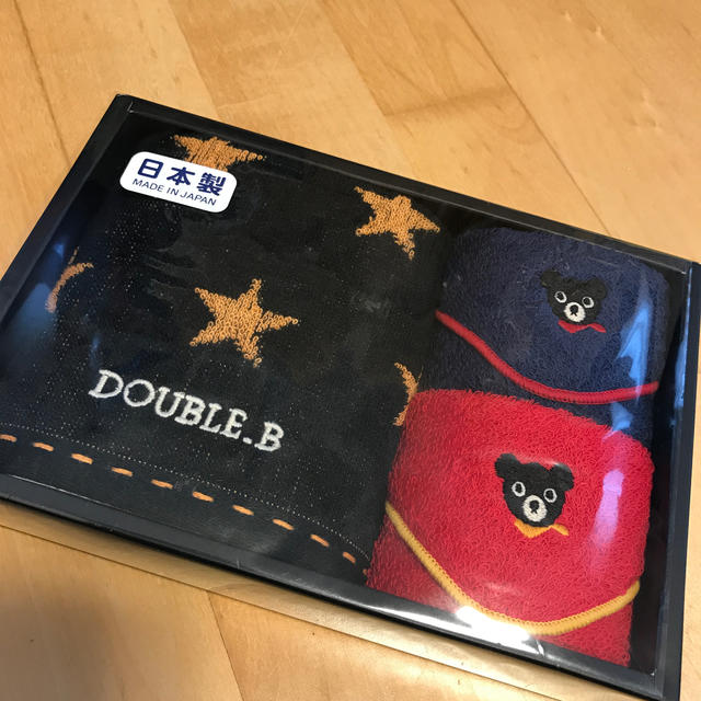 DOUBLE.B(ダブルビー)のミキハウス　ダブルB  タオルセット キッズ/ベビー/マタニティのこども用ファッション小物(その他)の商品写真