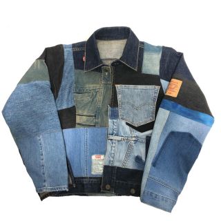 バレンシアガ(BALENCIAGA)のリメイクデニムジャケット(Gジャン/デニムジャケット)