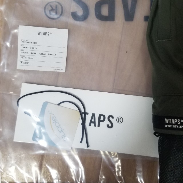 W)taps(ダブルタップス)の20SS WTAPS TRACKS / SHORTS  SUPPLEX  XL メンズのパンツ(ショートパンツ)の商品写真