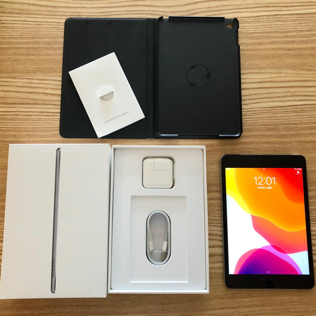 【美品】iPad mini 4 128GB Wifi+cellular グレイPC/タブレット