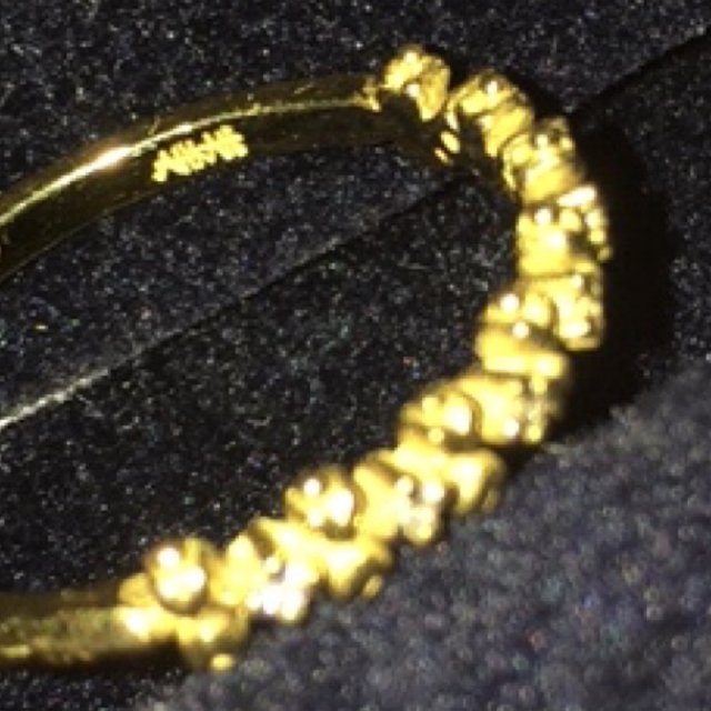 AHKAH(アーカー)の【最終値下げ】AHKAH K18 ダイヤリング レディースのアクセサリー(リング(指輪))の商品写真