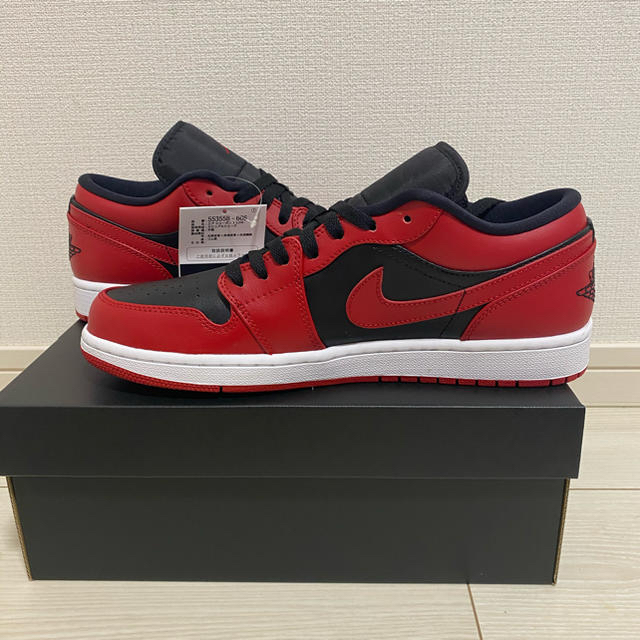 NIKE(ナイキ)のNIKE AIR JORDAN 1 LOW "VARSITY RED" メンズの靴/シューズ(スニーカー)の商品写真