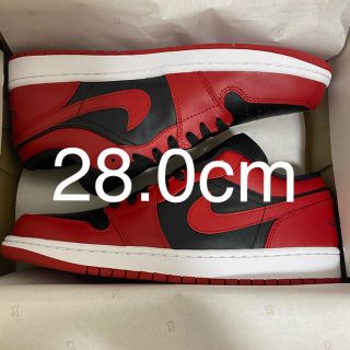 ナイキ(NIKE)のNIKE AIR JORDAN 1 LOW "VARSITY RED"(スニーカー)