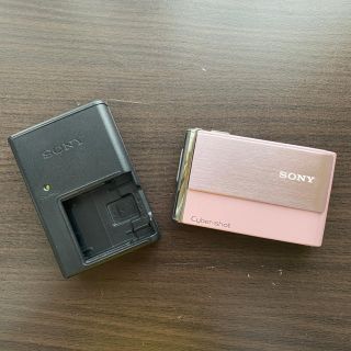 ソニー(SONY)のソニー コンデジ 動作確認済み ピンク(コンパクトデジタルカメラ)