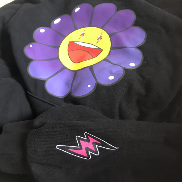 J Balvin×村上 隆 Morado Large Flower Hoodie | www.yokecomms.com