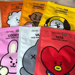 ボウダンショウネンダン(防弾少年団(BTS))のBT21 フェイスポイントマスク セット(パック/フェイスマスク)