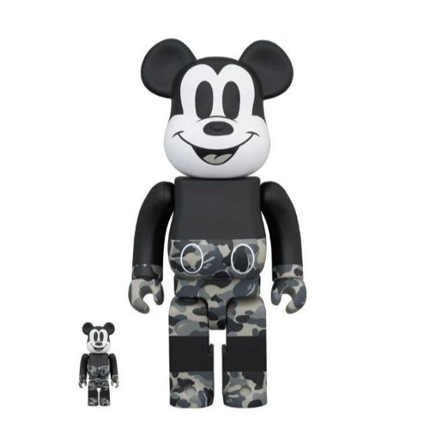 BE@RBRICK BAPE MICKEY MOUSE 100%&400%