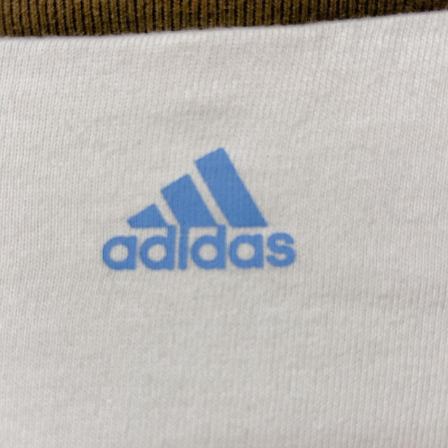 adidas(アディダス)の☆アディダス古着　夏にぴったりBabyBlueのちびT！！ レディースのトップス(Tシャツ(半袖/袖なし))の商品写真