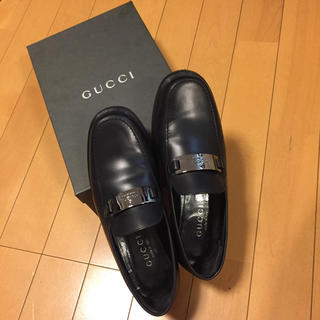 グッチ(Gucci)のGUCCI 牛革 ﾛｰﾌｧｰ(ローファー/革靴)