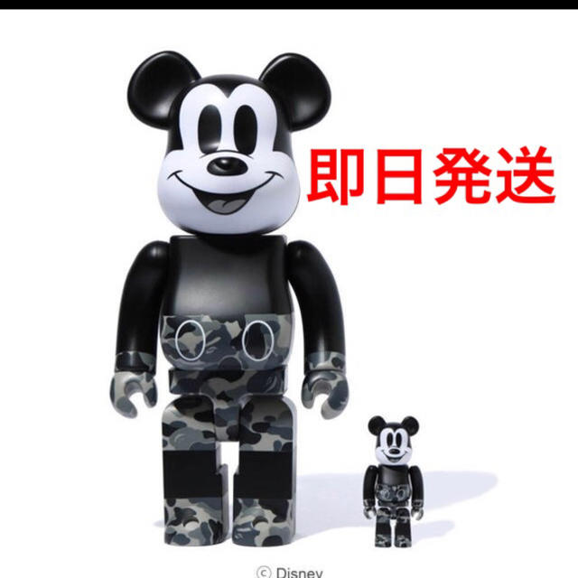 BE@RBRICK BAPE® MICKEY MOUSE 100%&400%