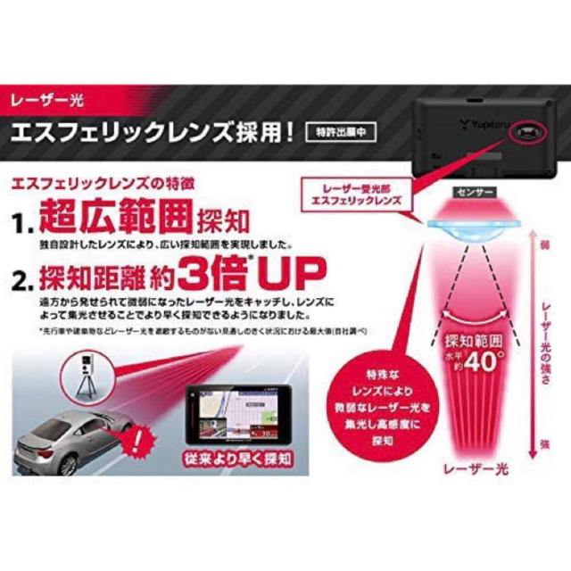 ユピテル YUPITERU GS203 最新レーザーオービス