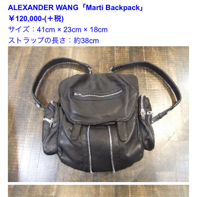 Alexander Wang(アレキサンダーワン)の♦︎お値下げ中♦︎  Alexander Wang マルチ レディースのバッグ(リュック/バックパック)の商品写真