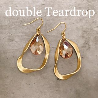 【再販double Teardrop】雫 ゴールド AGATHA リキュエム(ピアス)