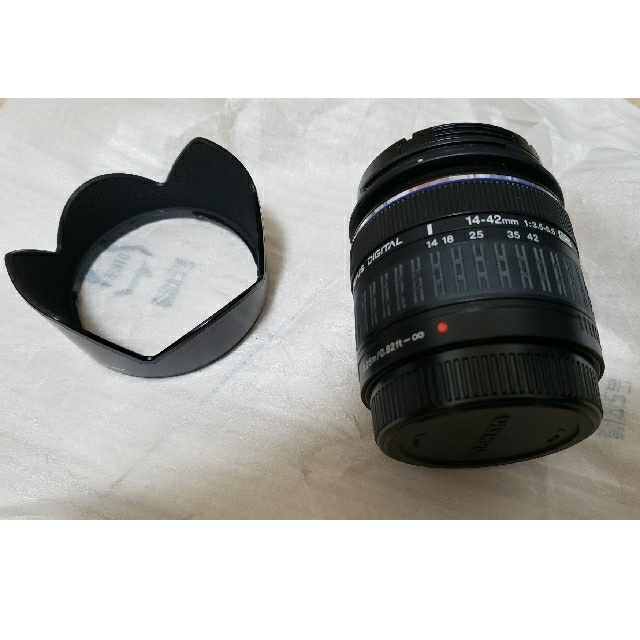OLYMPUS(オリンパス)のえいじさん専用　ZUIKO DIGITAL14-42mm + 40-150mm スマホ/家電/カメラのカメラ(レンズ(ズーム))の商品写真
