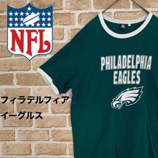 Reebok(リーボック)のNFL フィラデルフィア イーグルス★ゆるダボ Tシャツ グリーン メンズXL メンズのトップス(Tシャツ/カットソー(半袖/袖なし))の商品写真