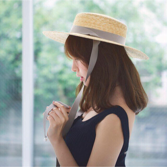 Her lip to - Herlipto / Straw Braid Canotierの通販 by Her lip to - Herlipto / Straw Braid Canotierの通販 by