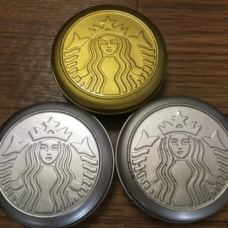 スターバックスコーヒー(Starbucks Coffee)のスタバ　缶　韓国　チョコ(小物入れ)