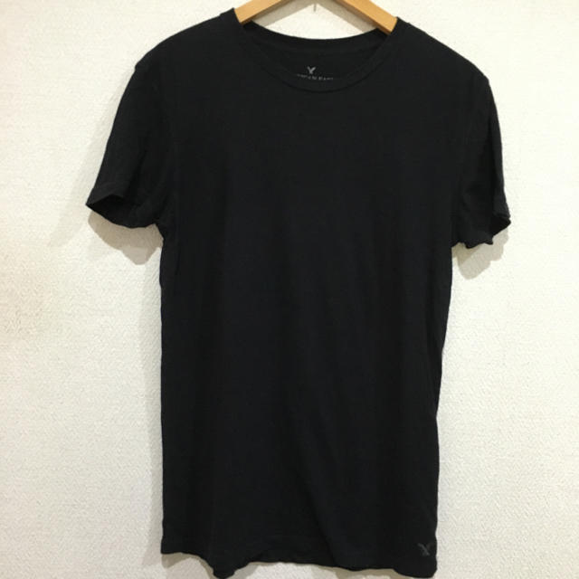 American Eagle(アメリカンイーグル)のKままさま専用　 アメリカンイーグル 半袖Tシャツ　ブラック　XS メンズのトップス(Tシャツ/カットソー(半袖/袖なし))の商品写真