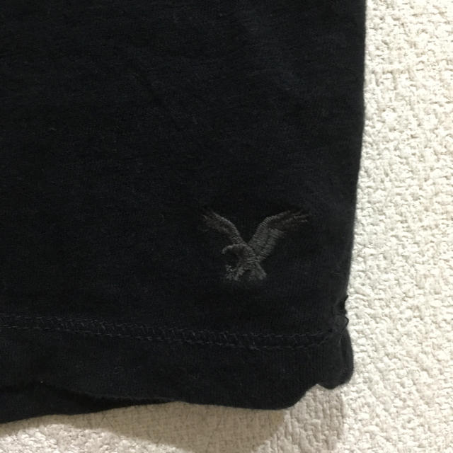 American Eagle(アメリカンイーグル)のKままさま専用　 アメリカンイーグル 半袖Tシャツ　ブラック　XS メンズのトップス(Tシャツ/カットソー(半袖/袖なし))の商品写真