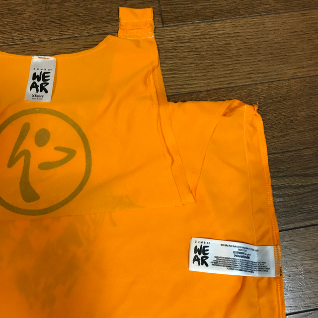 ズンバ　パンツ　XS 正規品　美品　黒×オレンジ