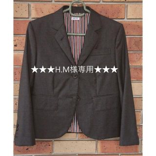 トムブラウン(THOM BROWNE)のH.M様専用★THOM BROWNE★レディースジャケット★ダークグレー36(テーラードジャケット)