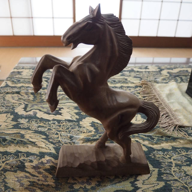 サンルイ エルメス シュバル チェス 駒 ポーン クリスタル 馬 セール