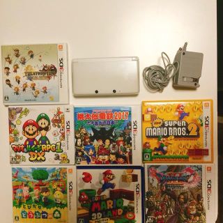 ニンテンドー3DS(ニンテンドー3DS)の【ぴぃちゃんさん専用】3DS本体＋どうぶつの森などソフト7本付き(携帯用ゲームソフト)