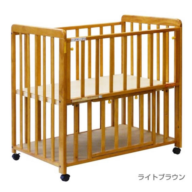 通販激安】 おまけ付き HAPPINESS ベビーベッド VD301WH 杉並区 直接お